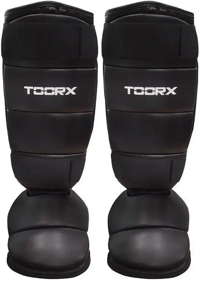 Toorx Fitness Scheenbeschermer PU met voetbeschermer - S/M