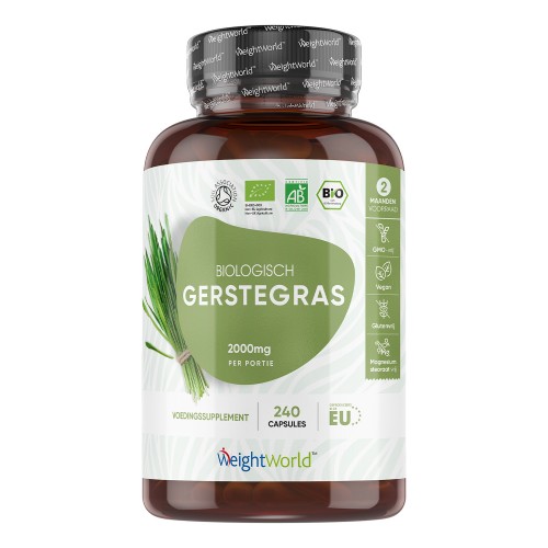 Biologisch gerstegras - 2000mg 240 Capsules - Biologisch Barley Grass