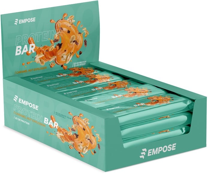 Empose Nutrion Protein Bar - Caramel Nut Explosion - 12 x 60 gr