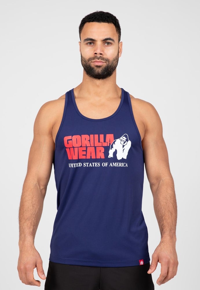 Gorilla Wear Classic Training Tank Top - Marine blauw - S