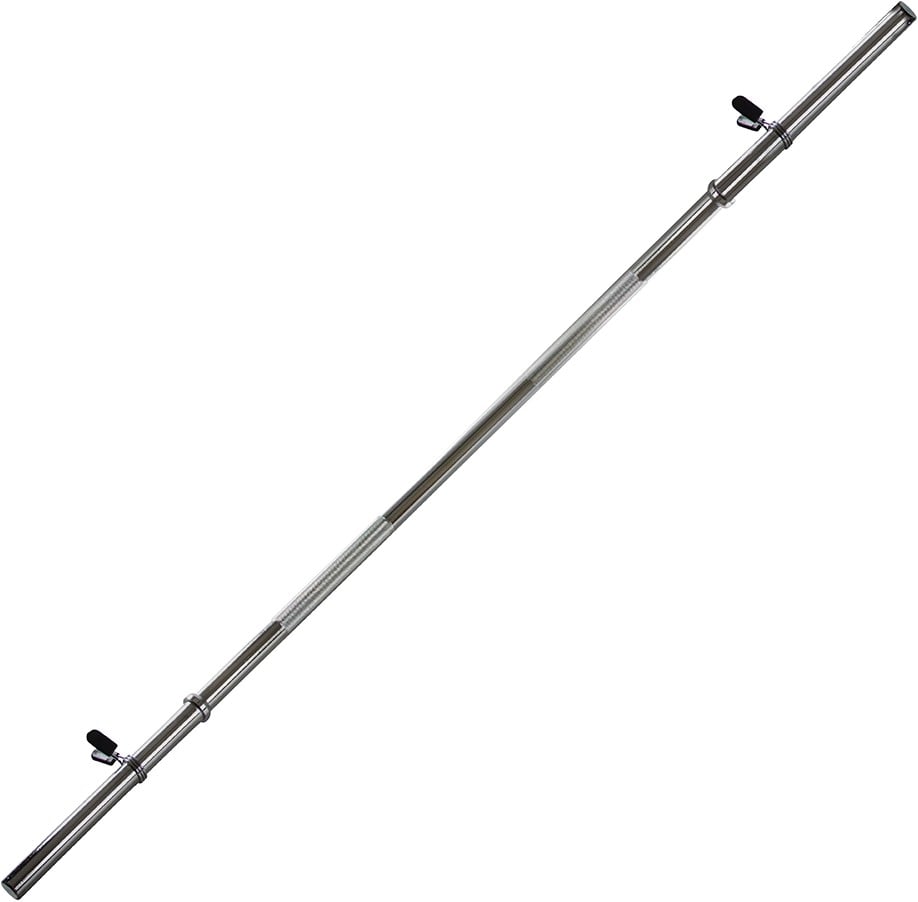 VirtuFit Halterstang - 120 cm - Veerclip - Tweedekans