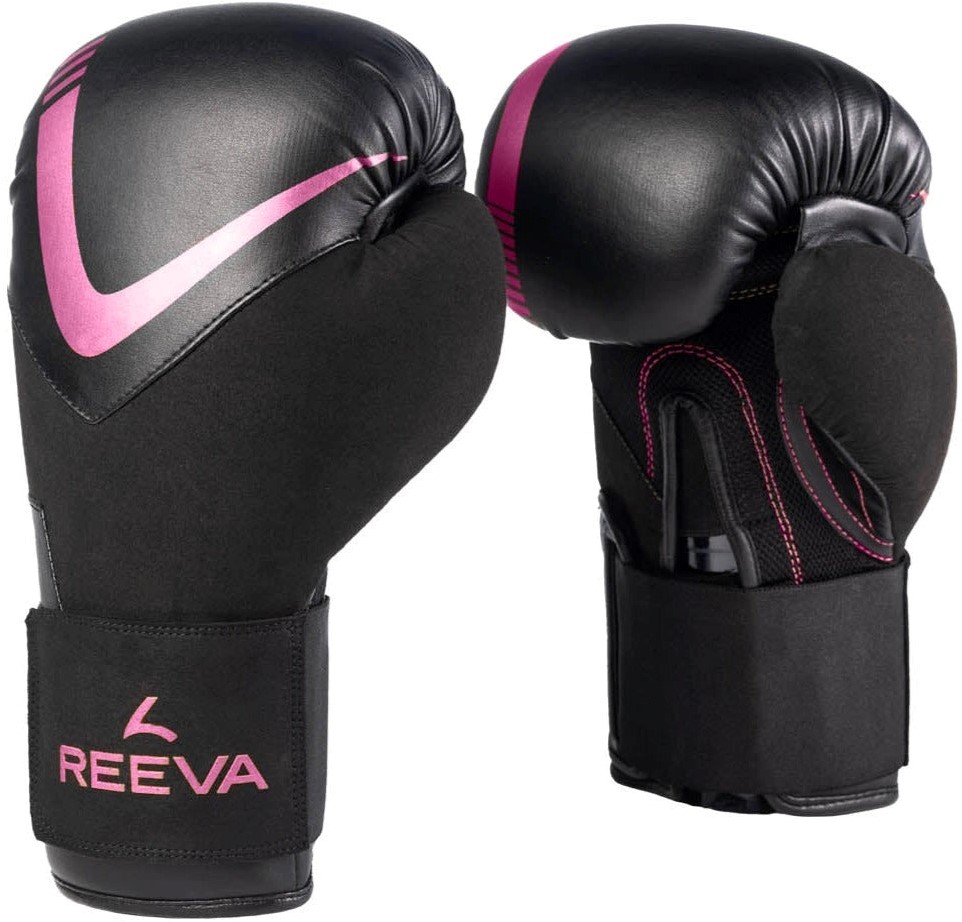 Reeva Bokshandschoenen - Leer - Roze - 16 oz