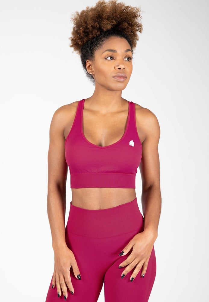 Gorilla Wear Hilton Seamless Sportbeha - Fuchsia - XS/S
