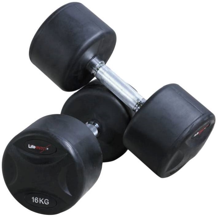 Lifemaxx Vaste Ronde Dumbbellset - 2 x 12 kg