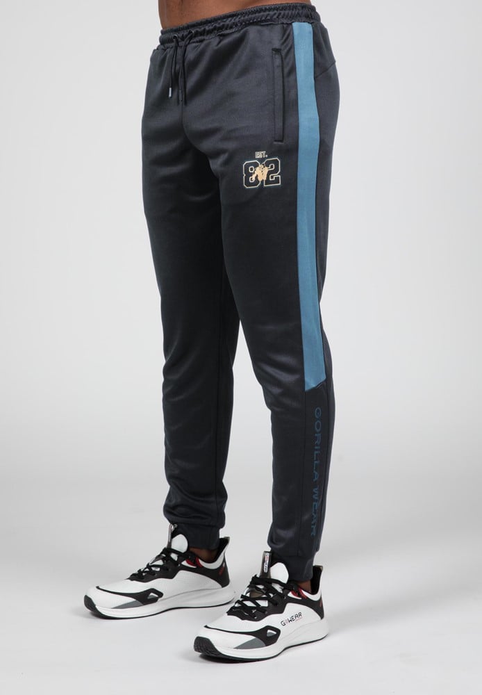 Gorilla Wear Devon Trainingsbroek - Grijs/Blauw - L