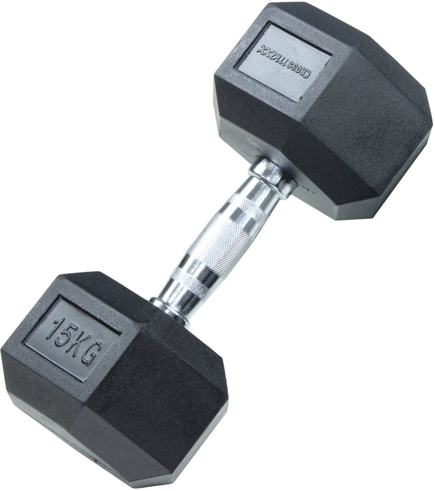 Lifemaxx Crossmaxx Hexa Dumbbell - 37,5 kg - Tweedekans