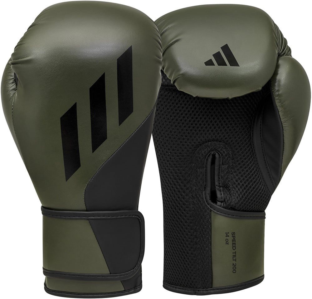 Adidas Bokshandschoenen Speed Tilt 200 - Groen/Zwart - 10 oz