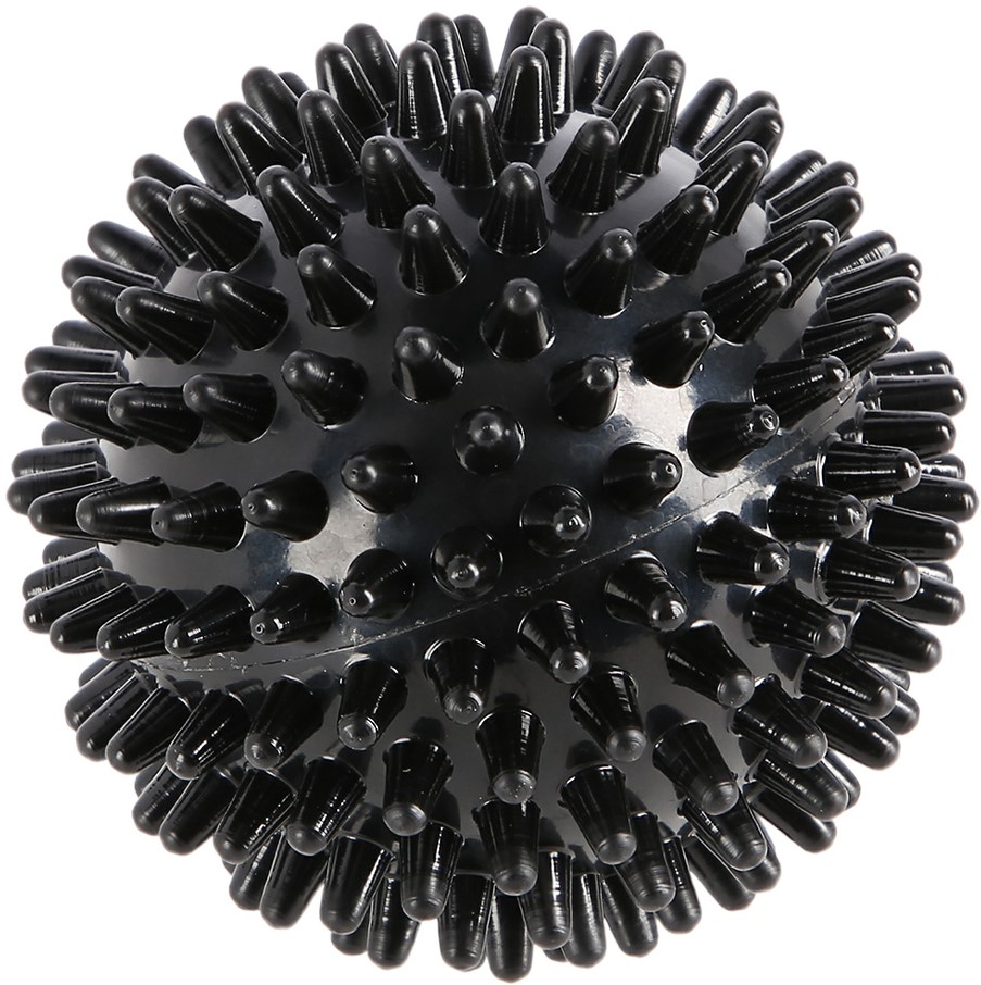 HMS Fitness Lacrosse Massagebal - Spiky - Zwart