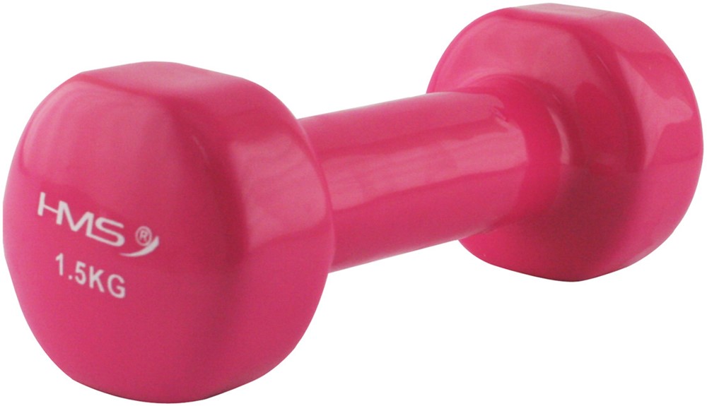 HMS Fitness Gietijzeren Dumbbell met Vinyl Coating - 1,5 kg