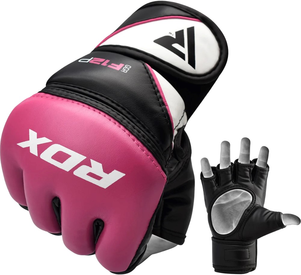 RDX Sports GGRF-12 Grappling Gloves - MMA Handschoenen - Roze - S
