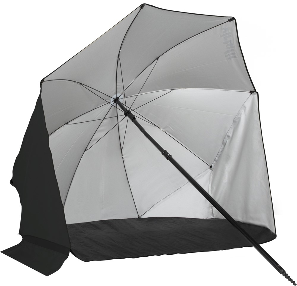 VirtuFit Strandparasol - Windscherm - Strandtent - 160 cm - Zwart