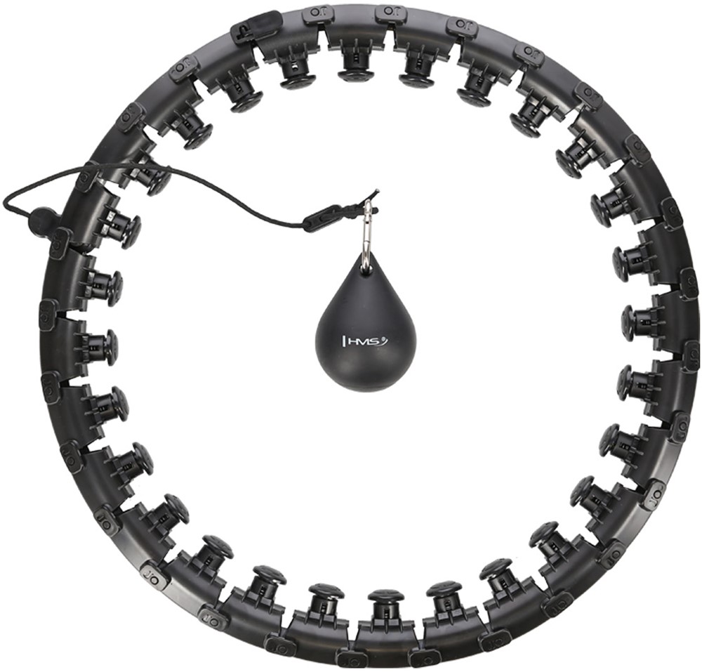 HMS Fitness Hoelahoep Plus Size - Zwart