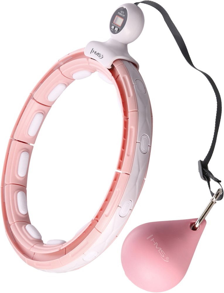 HMS Fitness Hoelahoep - Magneten&Gewicht - Roze