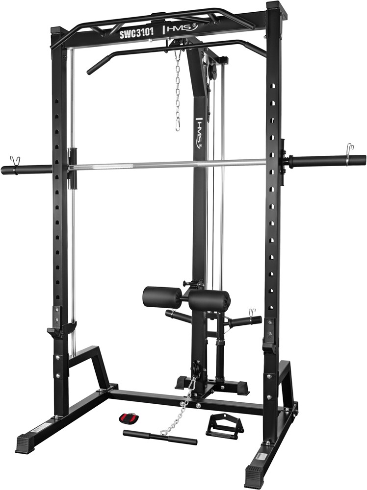 HMS Smith Machine met Plate-Loaded Kabelsysteem