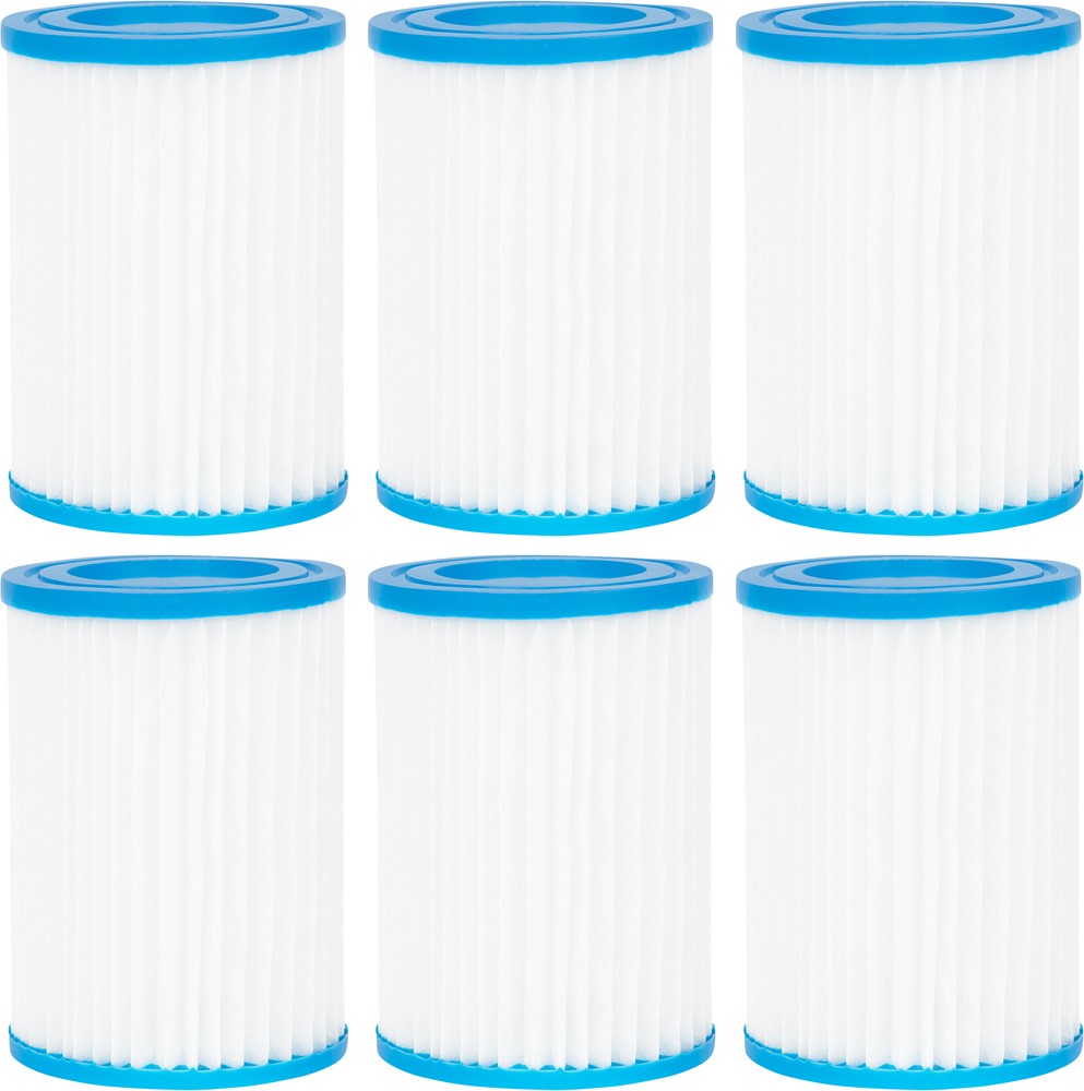 VirtuFit Voordeelbox Cartridge voor Filterpomp Type II 6x