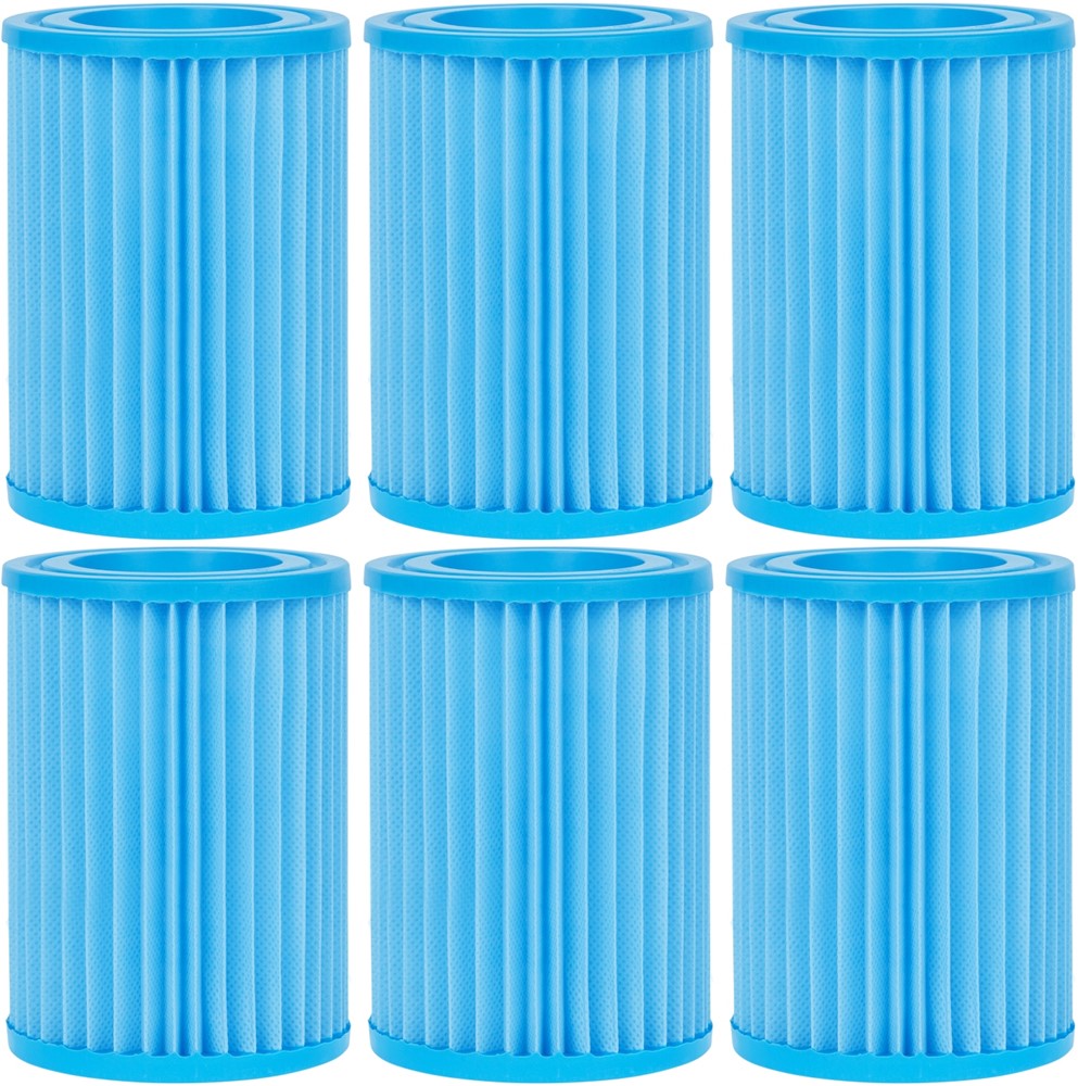 VirtuFit Voordeelbox Anti Bacteriële Cartridge voor Filterpomp Type II 6x